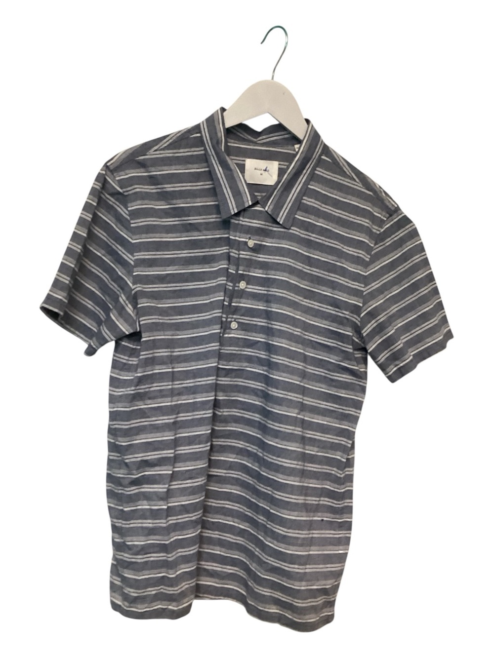 Billy Reid Henley Linen Blend Shirt